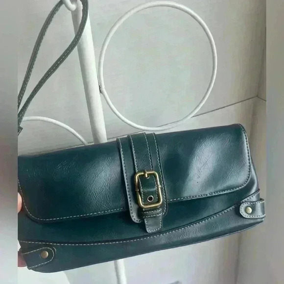 Handbags - Hunter Green Wristlet Bag